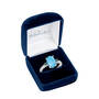 Sea Breeze Genuine Larimar Ring 10194 0013 g gift box