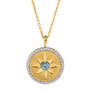 Genuine Birthstone & Diamond Star Pendant, Birthstone & Diamond Star Pendant 12370 0015 m december