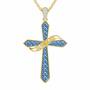 The Birthstone  Diamond Cross Necklace 6787 001 4 12