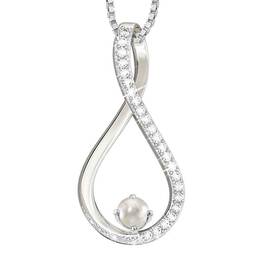 The Birthstone  Diamond Infinity Pendant 5200 001 5 6