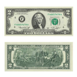 Modern $2 Bill Collector Set 6829 0014 d 1976 bill