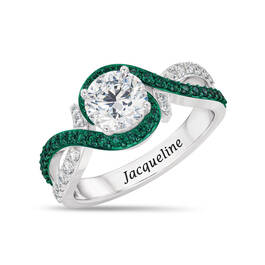 Personalized True Beauty Birthstone Diamonisse Ring 11316 0014 e may