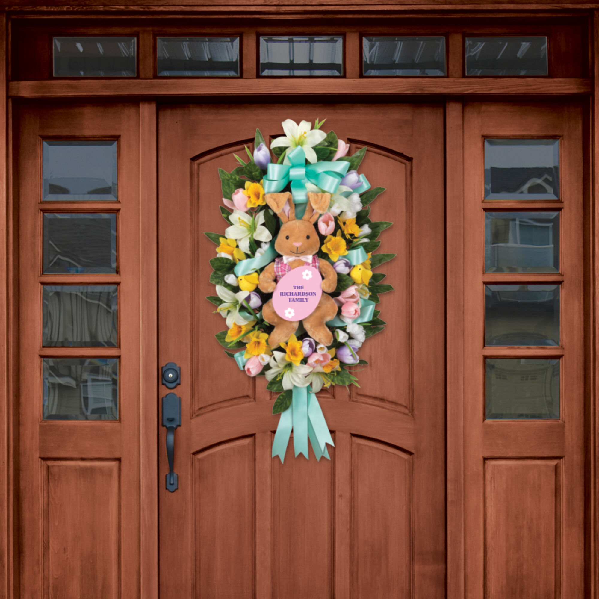 The Personalized Family Easter Wreath 2379 0058 c room