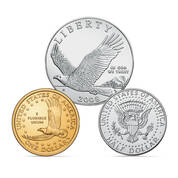 Soaring Eagle Commemorative Art Print 11225 0014 b coin