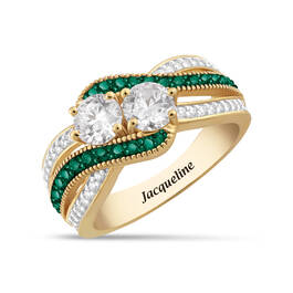 Personalized Birthstone Beauty Ring 10902 0016 e may