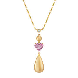 Drop of Gold Birthstone Diamond Necklace 6929 0013 f june
