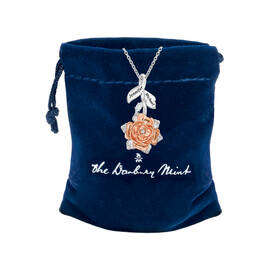 The Blooming Rose Diamond Secret Message Pendant 12251 0019 g giftpouch