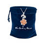 The Blooming Rose Diamond Secret Message Pendant 12251 0019 g giftpouch