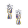 Birthstone Swirl Earrings 6243 0038 b february