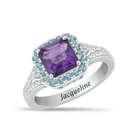 Personalized Majestic Elegance Gemstone Statement Ring 11966 0017 a main