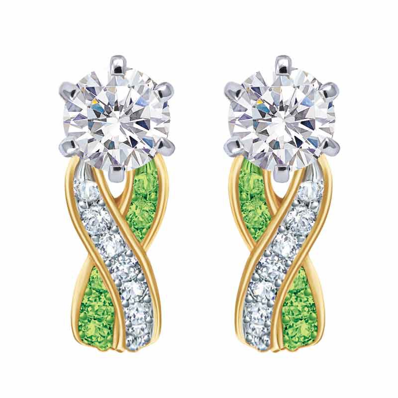 Birthstone Swirl Earrings 2647 001 3 8