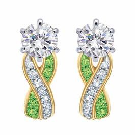 Birthstone Swirl Earrings 2647 001 3 8