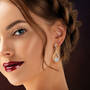 Sparkling Hearts Diamond Drop Earrings, Sparkling Hearts Diamond Drop Earrings 11329 0019 m model