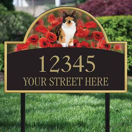 The Captivating Kitties Address Plaque by Simon Mendez 1088 004 5 2