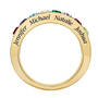 My Loved Ones Name Engraved Birthstone Diamond Ring 10460 0010 b side