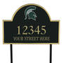 The College Personalized Address Plaque 5716 0384 b Michigan State