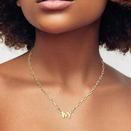 Text Custom Name Necklace 11744 0040 m model
