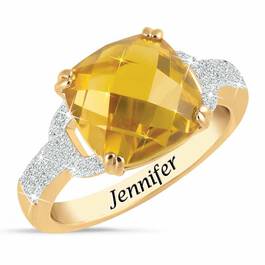 Birthstone  Diamond Ring 1159 001 5 11