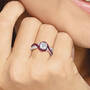 Personalized True Beauty Birthstone Diamonisse Ring 11316 0014 m model