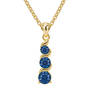 Sapphire Blue & Sensational Golden Pendant Collection, Sapphire Blue Sensational Golden Pendant Collection 12431 0012 d pendant