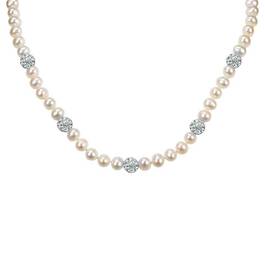 Bedazzled with Birthstones Pearl Necklace 5106 001 0 4