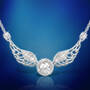 Michael O'Connor Angel Wing Necklace, MOC Pendant 11510 0018 c pendant