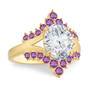 Personalized Birthstone Tiara Ring 10729 0017 m front