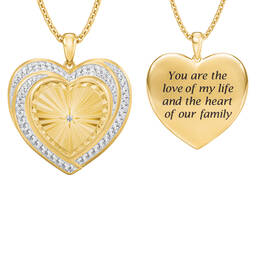 Heart of Our Family Diamond Pendant 10177 0014 a main