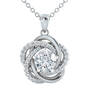 Perfectly Paired Love Knot Pendant with FREE Matching Earrings 10917 0019 b pendant