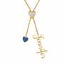 Daughter Personalized Birthstone Bolo Necklace 6525 001 1 3