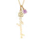 Birthstone Flower Necklace 11772 0029 f june