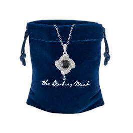 Black and White Diamond Pendant 11584 0068 g gift pouch