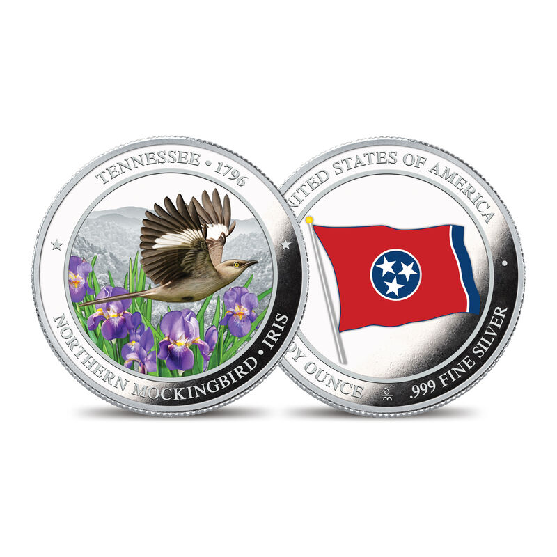 The State Bird and Flower Silver Commemoratives 2167 0088 a commemorativeTN