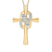 Our Marriage is a Blessing Anniversary Cross Pendant 11482 0012 b front