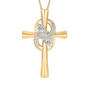 Our Marriage is a Blessing Anniversary Cross Pendant 11482 0012 b front
