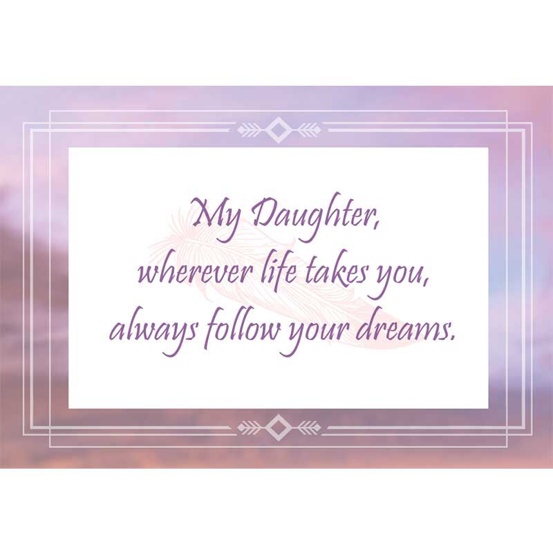 Always Follow your Dreams Daughter Dreamcatcher Pendant 6284 001 2 2