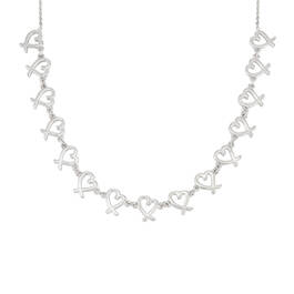 Love Kisses Italian Silver Necklace 11809 0018 a main