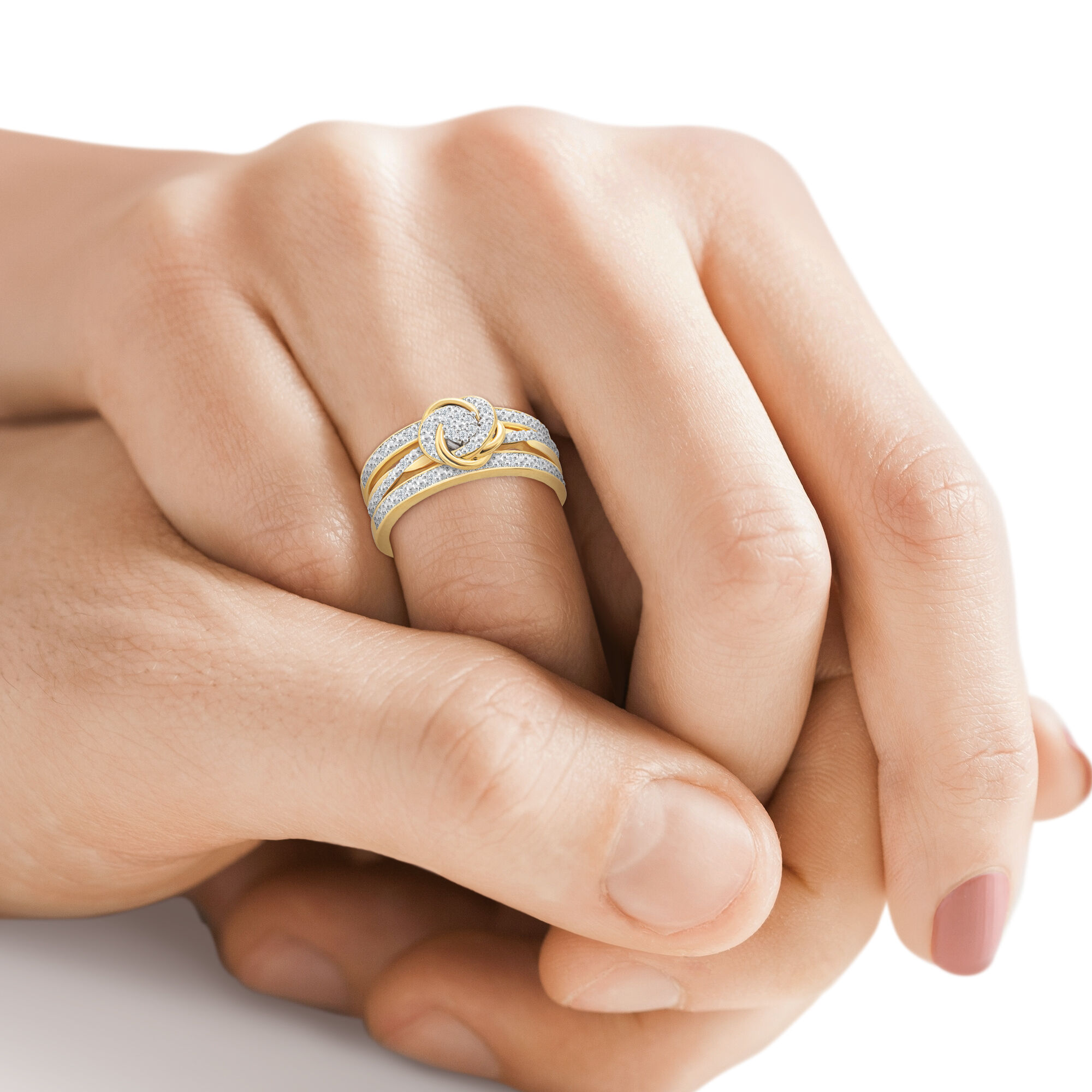 Danbury mint i love you always diamond ring set shop
