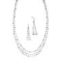 Stunning in Sterling Silver Pendant and Earring Set 6491 001 1 1