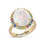 OpalFire 14 Carat Rainbow Ring 12308 0012 a main