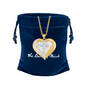 Footprints in the Sand Diamond Pendant 12243 0010 g giftpouch