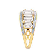 1kt Gold Diamond Ring 11516 0012 b sideview