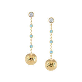Birthstone Drop Earrings 12040 0015 c march