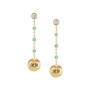 Birthstone Drop Earrings, Birthstone Drop Earrings 12040 0015 c march