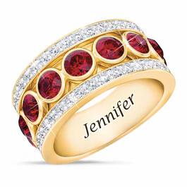 Birthstone Spinner Ring 1522 001 5 7
