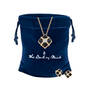 Midnight Star Diamond Earrings with FREE Matching Pendant, Midnight Star Diamond Earrings Pendant 11664 0012 g giftpouch