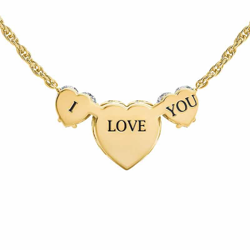 XO Necklace - gold XO necklace, I love you necklace, hugs and kisses  necklace