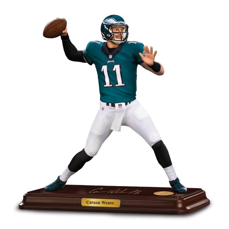 The Carson Wentz Eagles Sculpture 