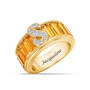 Personalized Birthstone Diamond Initial Ring 11033 0016 k november