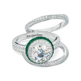 Birthstone Trio Ring Set 12233 0012 e may
